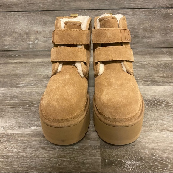 UGG | Neumel Platform Boots In Chestnut Suede NEW - Picture 8 of 15